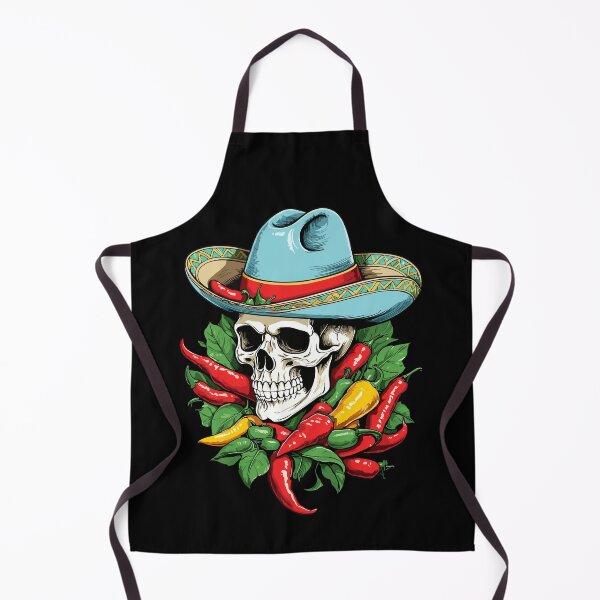 Item preview, Aesthetic Chili Skull Design Mexican Style designed and sold by LuminOrb.