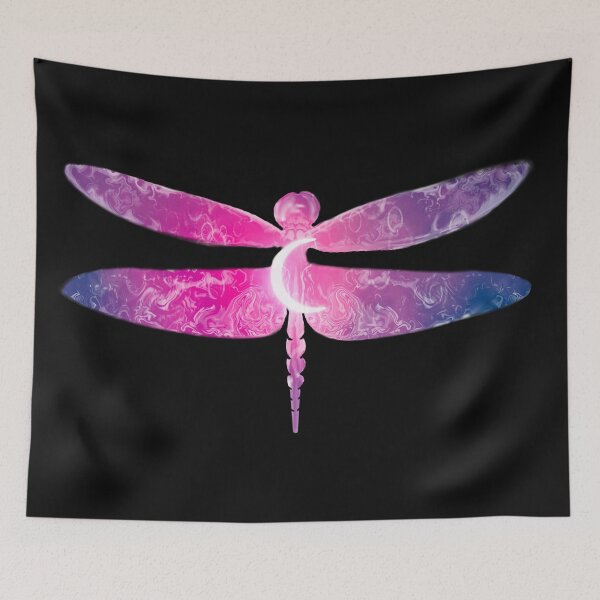Item preview, Glowing Moon Dragonfly designed and sold by ArtbyMikkiC.