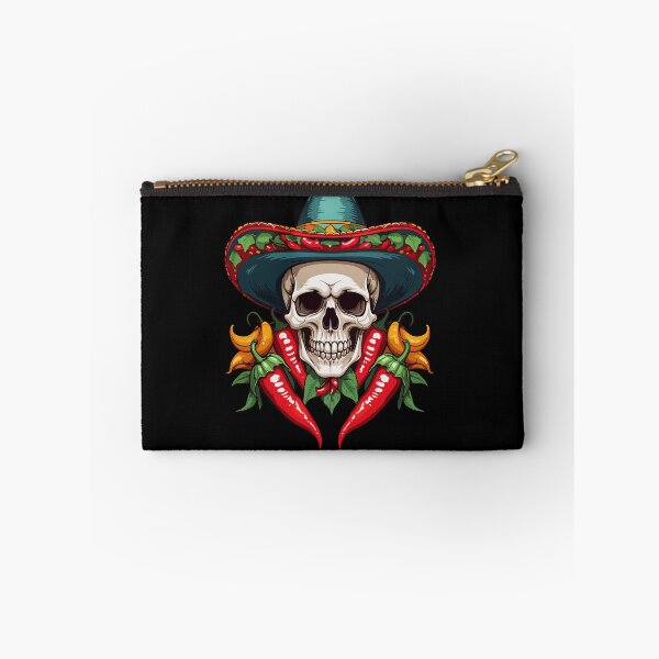 Item preview, Aesthetic Chili Skull Design Mexican Style designed and sold by LuminOrb.