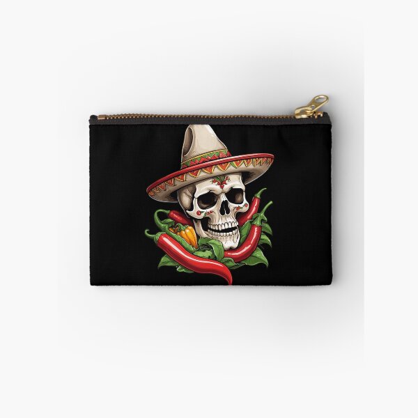 Item preview, Aesthetic Chili Skull Design Mexican Style designed and sold by LuminOrb.