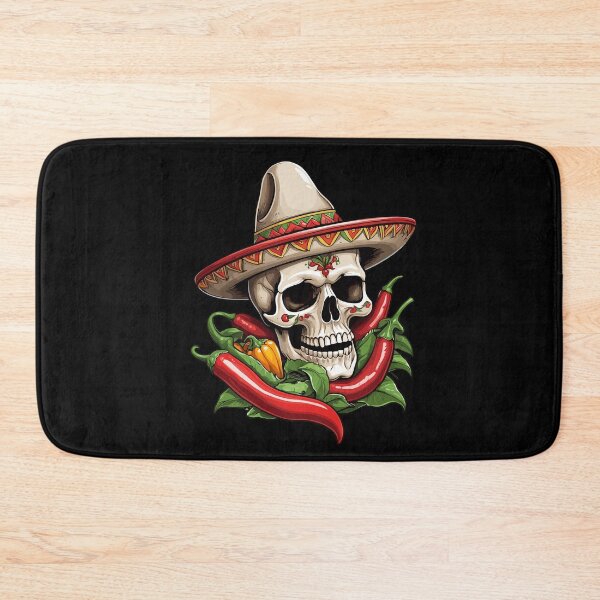 Item preview, Aesthetic Chili Skull Design Mexican Style designed and sold by LuminOrb.