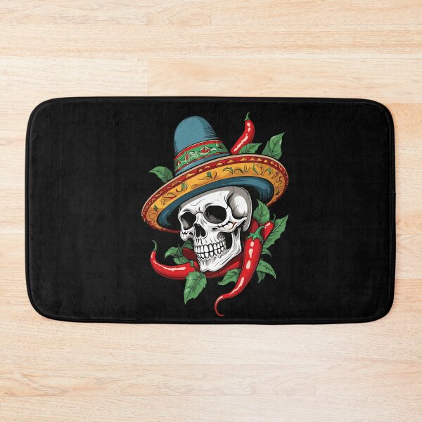 Item preview, Aesthetic Chili Skull Design Mexican Style designed and sold by LuminOrb.