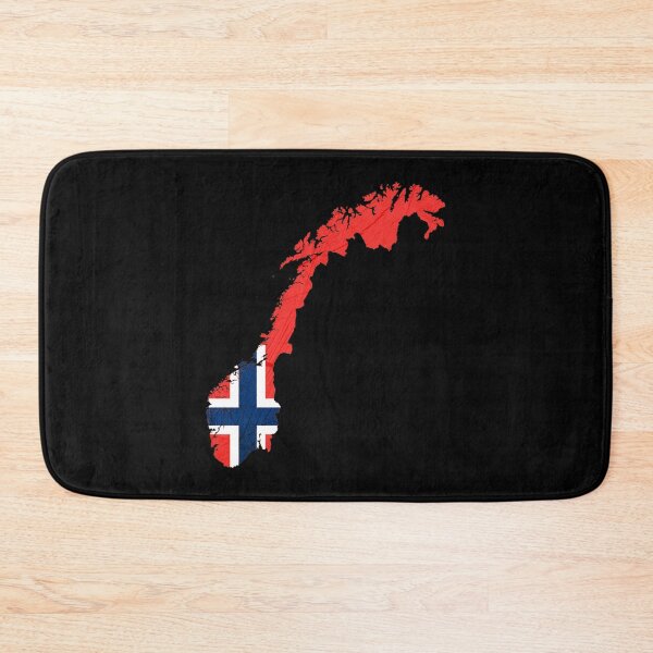 Item preview, Norway Flag Map Wood Effect designed and sold by Blok45.