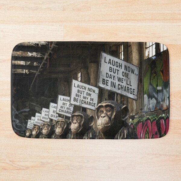 Item preview, Monkeys Stencil Graffiti designed and sold by Bomax121.