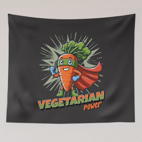 Item preview, Vegetarian Power designed and sold by RockBeeDesigns.