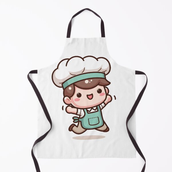 Item preview, Kawaii Baker With Apron designed and sold by CanvasCutie.