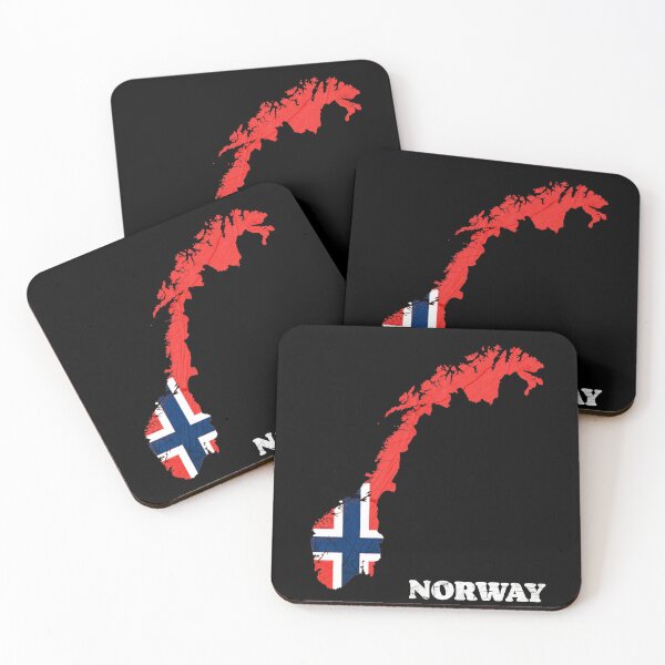 Item preview, Norway Flag Map Wood Effect designed and sold by Blok45.