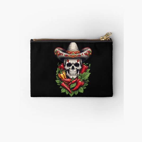 Item preview, Aesthetic Chili Skull Design Mexican Style designed and sold by LuminOrb.