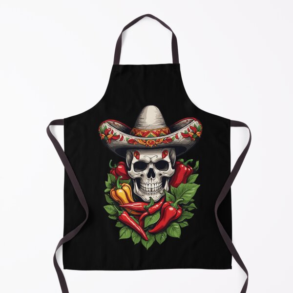 Item preview, Aesthetic Chili Skull Design Mexican Style designed and sold by LuminOrb.
