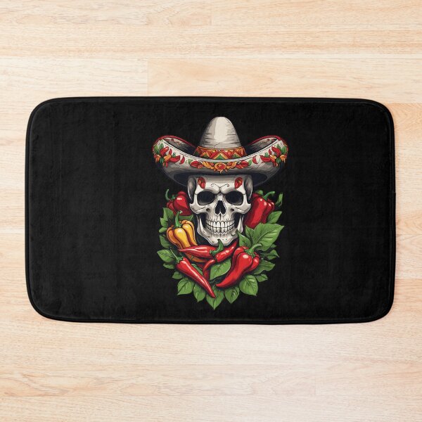 Item preview, Aesthetic Chili Skull Design Mexican Style designed and sold by LuminOrb.