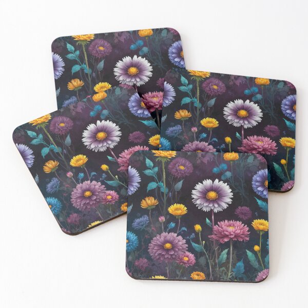 Item preview, Blooming Night - Floral Tapestry designed and sold by Animepic222.