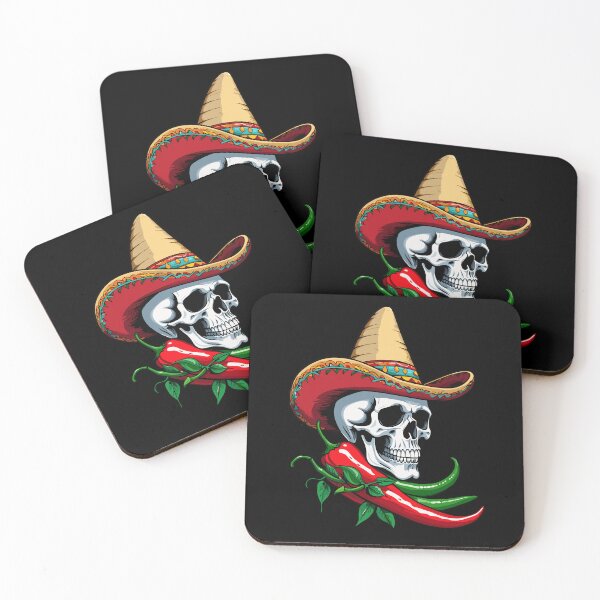 Artikelvorschau, Aesthetic Chili Skull Design Mexikanisch Style entworfen und verkauft von LuminOrb.