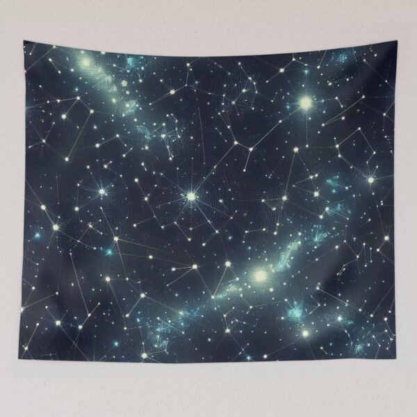 Item preview, Stellar Constellations The Cosmic Network of Starry Paths designed and sold by ArtComixHaven.