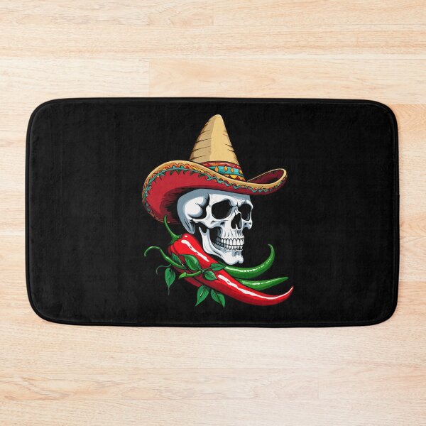 Item preview, Aesthetic Chili Skull Design Mexican Style designed and sold by LuminOrb.