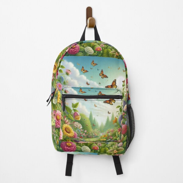 Item preview, Blossoming Garden A Symphony of Flora and Fauna designed and sold by ArtComixHaven.