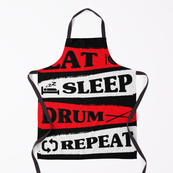 Item preview, Eat Sleep Drum Repeat Drummer Band Member Rock Met designed and sold by LukasKynsijarvi.