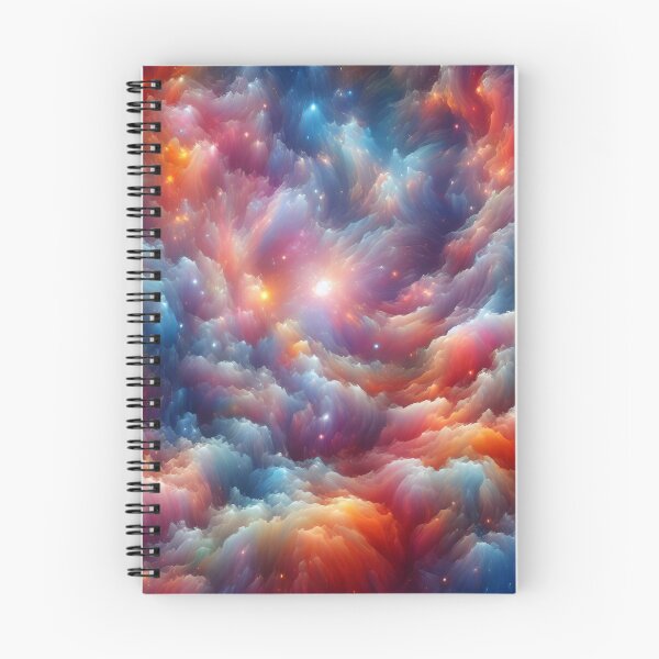 Item preview, Celestial Dance Cosmic Lights in Abstract Hues designed and sold by ArtComixHaven.
