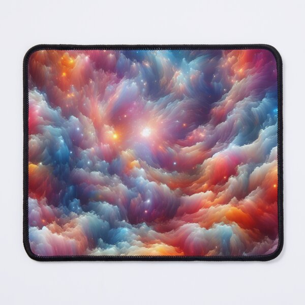 Item preview, Celestial Dance Cosmic Lights in Abstract Hues designed and sold by ArtComixHaven.