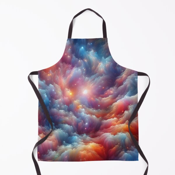 Item preview, Celestial Dance Cosmic Lights in Abstract Hues designed and sold by ArtComixHaven.