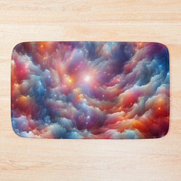 Item preview, Celestial Dance Cosmic Lights in Abstract Hues designed and sold by ArtComixHaven.