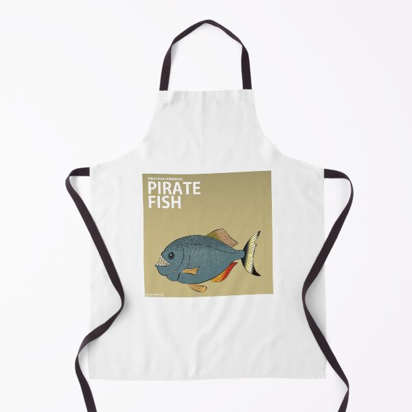Item preview, Literal Danish Pirate Fish. The Danish name for Piranha designed and sold by badlydoodled.