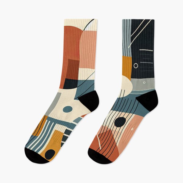 Item preview, Geometric Abstraction Harmony in Shape and Subdued Tones designed and sold by ArtComixHaven.