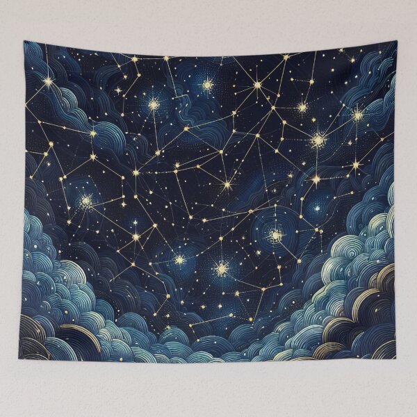 Item preview, Eternal Dance of the Celestial Bodies A Night's Enigma designed and sold by ArtComixHaven.