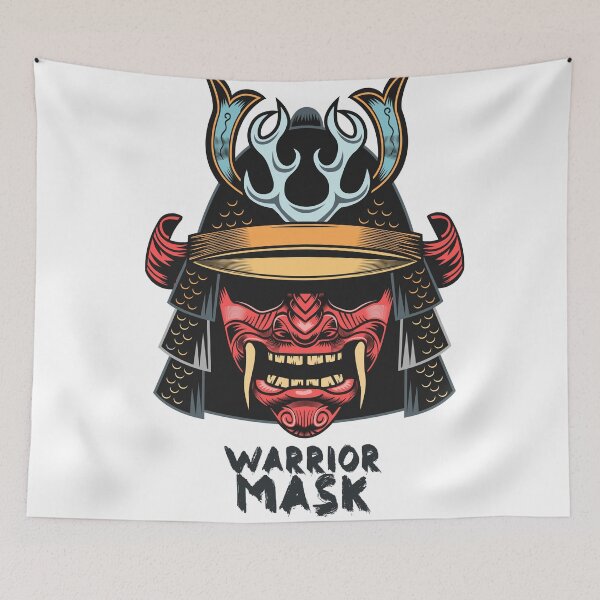Item preview, Warrior Mask designed and sold by BlackOwlCreate.