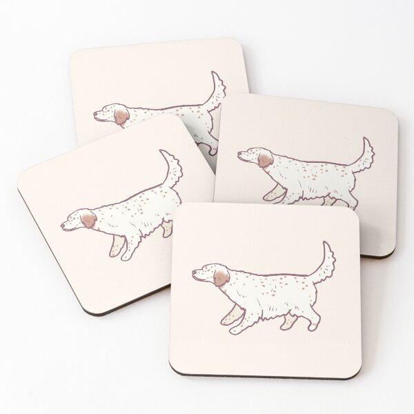 Item preview, english sitter dog art designed and sold by Mayarart.