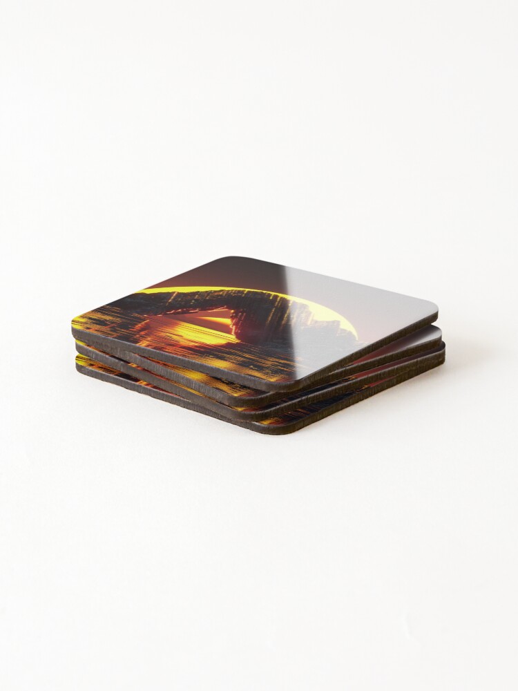 Thumbnail 4 of 5, Coasters (Set of 4), Via designed and sold by RicoInStudios.