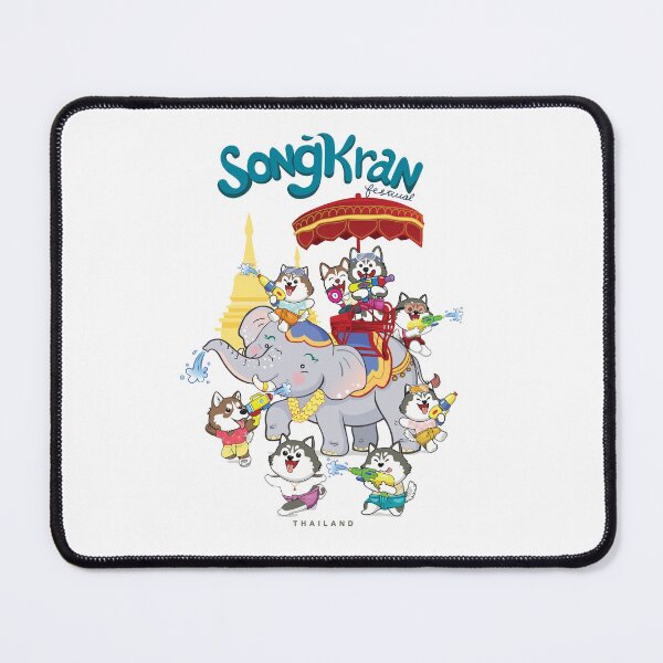 Item preview, Songkran festival designed and sold by NaraSketch.