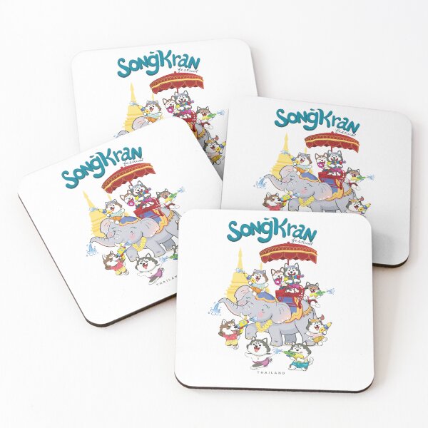 Item preview, Songkran festival designed and sold by NaraSketch.