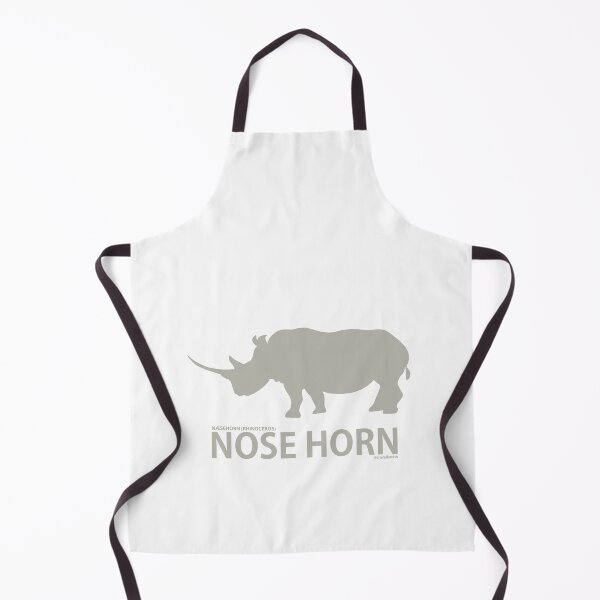 Item preview, Literal Danish Nose Horn. The Danish name for Rhino (silhouette) designed and sold by badlydoodled.