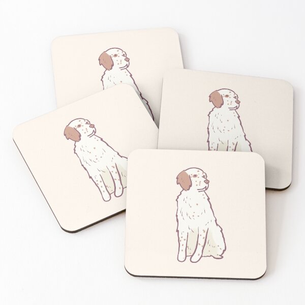 Item preview, Cute english sitter dog illustration  designed and sold by Mayarart.