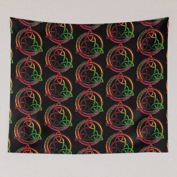 Item preview, Celtic Trinity Knot - Colourful Tie Die  designed and sold by MellowGroove.