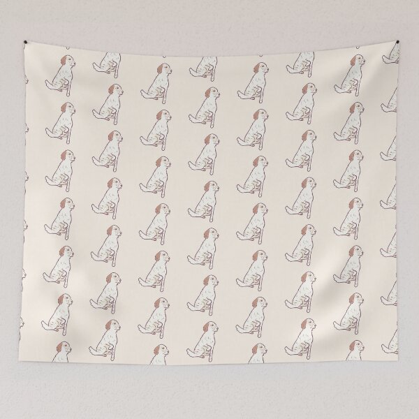 Item preview, english sitter dog illustration  designed and sold by Mayarart.