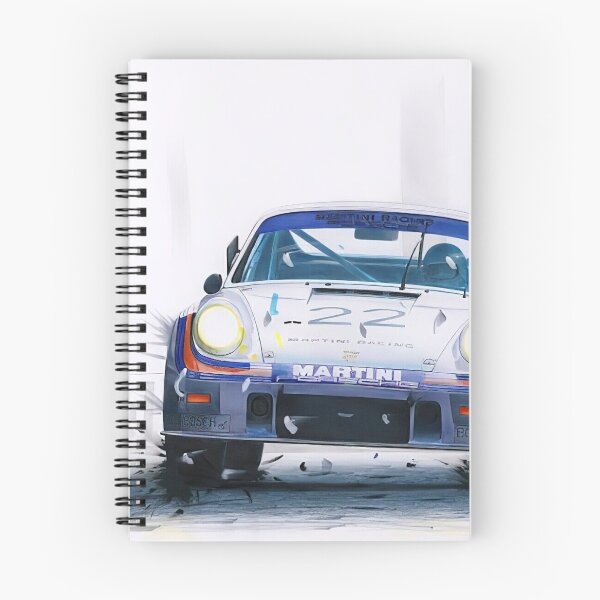 Aperçu de l'œuvre Martini Porsche Impression artistique créée et vendue par Road To Track.