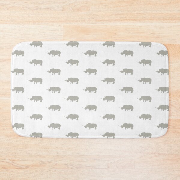 Item preview, Grey Rhino Silhouette designed and sold by badlydoodled.