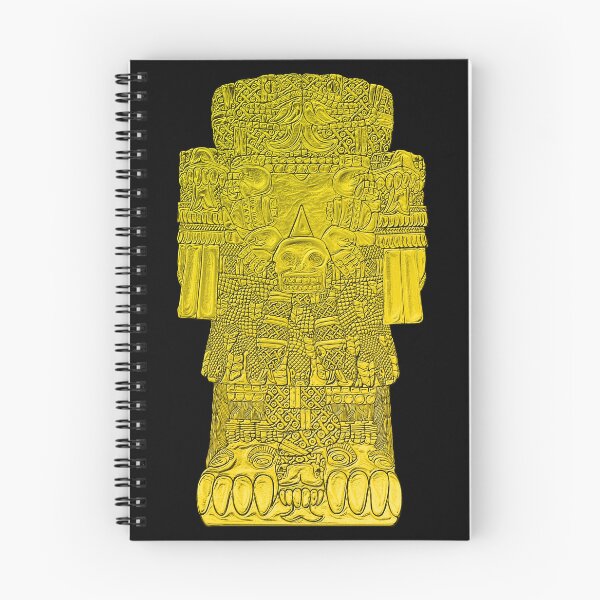 Item preview, Coatlicue - Aztec Mother of the Gods Gold Leaf designed and sold by Aztectees.
