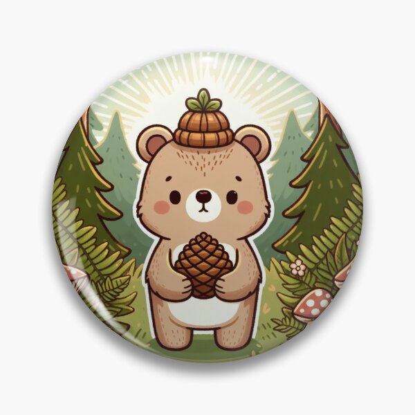 Item preview, Adorable Bear Grazer designed and sold by Castlewing.