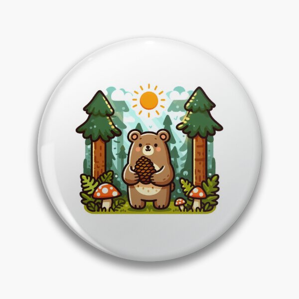Item preview, Adorable Bear Grazer designed and sold by Castlewing.