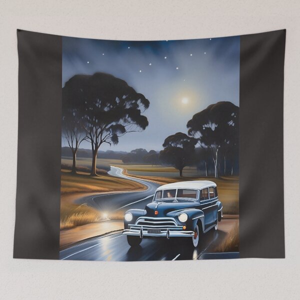 Item preview, Cruising On A Moonlit Country Road designed and sold by Aaron Ran.