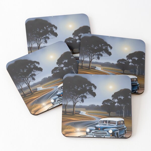 Item preview, Cruising On A Moonlit Country Road designed and sold by Aaron Ran.