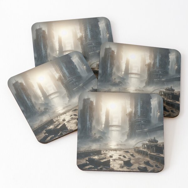 Item preview, Dystopian sunrise designed and sold by Cerberus-Art.