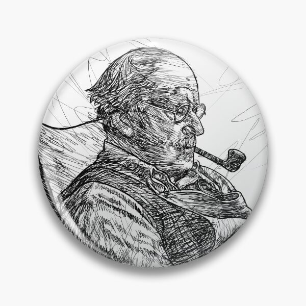 Item preview, CARL JUNG - ink portrait .5 designed and sold by lautir.
