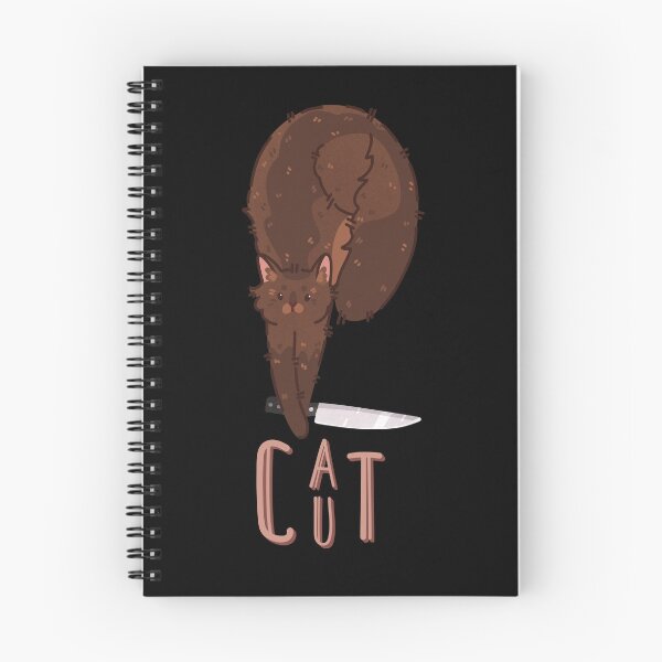 Item preview, Cut Cat with Knife - Murderous chocolate  Cat designed and sold by FelineEmporium.