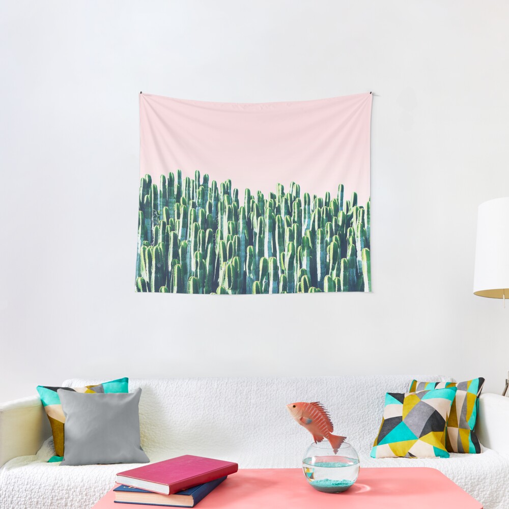 Cactus & Sunset Tapestry
