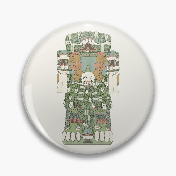Item preview, Coatlicue - Codex Borgia Style Aztec Mother Fertility Goddess designed and sold by Aztectees.