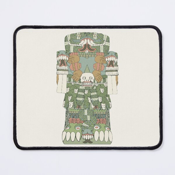 Item preview, Coatlicue - Codex Borgia Style Aztec Mother Fertility Goddess designed and sold by Aztectees.
