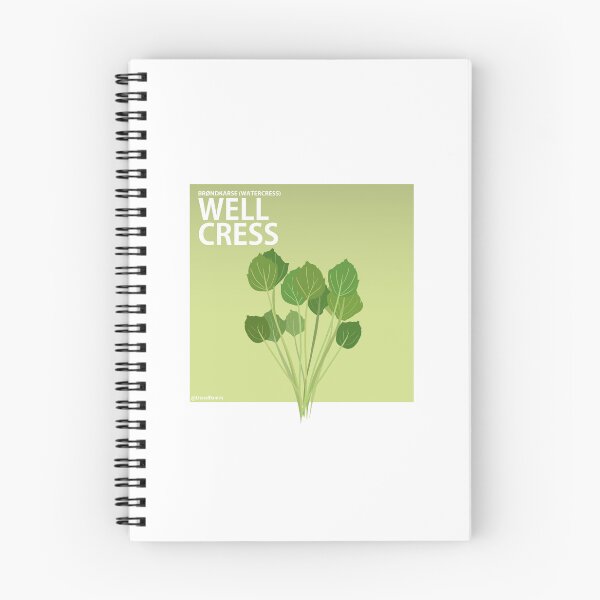 Item preview, Literal Danish Well Cress. The Danish name for Watercress designed and sold by badlydoodled.